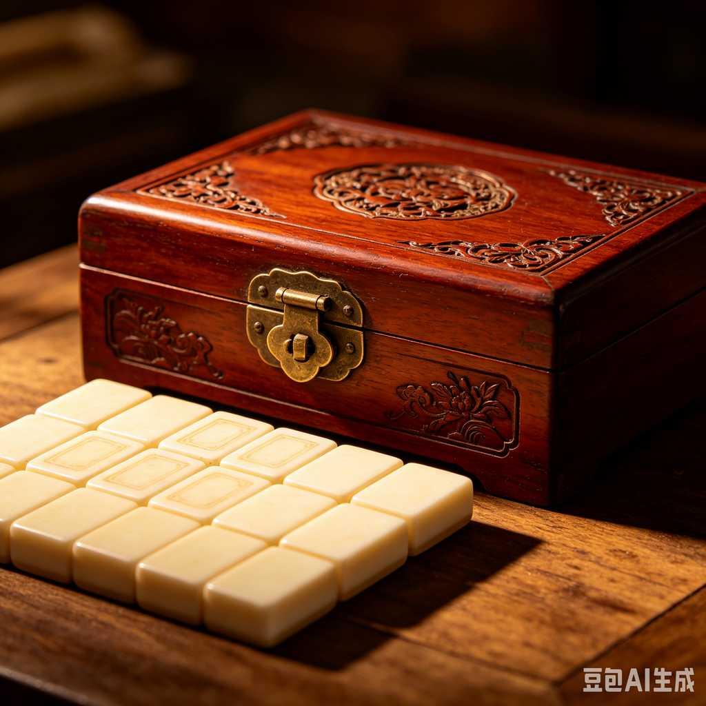 elegant text mahjong tiles